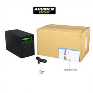 Acumen Disc 1 to 7 DVD Multimedia Backup Duplicator - Flash Media (CF / SD / USB / MMS) to Multiple Discs (DVD/CD) Copier Tower System