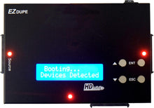 Load image into Gallery viewer, 1 to 2 SATA Hard Drive Duplicator - 3.5" & 2.5" HDD Cloner (up to 150MB/s) & SSD Storage Copier with DoD Compliant Data Eraser (DM-HS0-3H2B)