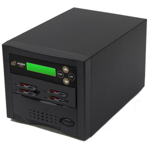 Acumen Disc 1 to 3 CFAST Duplicator - Multiple CompactFAST Flash Drive Memory Card Copier (Up to 150mbps) with DoD compliant Erase Mode