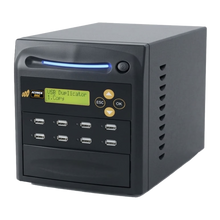 Load image into Gallery viewer, Acumen Disc 1 to 7 USB Drive Duplicator - Multiple Flash Memory Copier / SSD / External Hard Drive Clone (Up to 35mbps) & Sanitizer (DoD Compliant) - AD07-USB