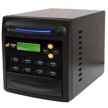 Load image into Gallery viewer, Acumen Disc 1 to 7 USB 3.0 / 3.1 Flash Drive Duplicator - Multiple Media Memory Copier Clone (Up to 100MB/sec) & Sanitizer (DoD Compliant) - AD07-USB100