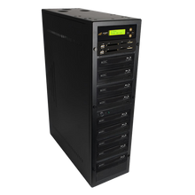 Load image into Gallery viewer, Acumen Disc 1 to 8 CrossOver Media & Blu-Ray Duplicator - BiDirectional Multimedia Flash Memory BackUp (CF SD MS USB) & Multiple BD-R DVD Disc Copier (AD08-MMPBD)