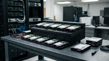 Load image into Gallery viewer, Acumen Disc 1 to 9 Flatbed SATA II Hard Drive Duplicator (up to 300MB/s) - Multiple HDD & SSD Memory Card Copier & HDD Sanitizer (DoD Compliant) - AD09-OP300