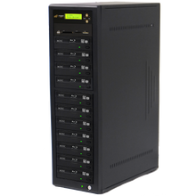 Load image into Gallery viewer, Acumen Disc 1 to 10 Blu-Ray Multimedia Backup Duplicator - Flash Media (CF / SD / USB / MMS) to Multiple Discs (BD/DVD) Copier Tower System (AD10-MMBD)