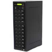 Load image into Gallery viewer, Acumen Disc 1 to 10 CrossOver Media & Blu-Ray Duplicator - BiDirectional Multimedia Flash Memory BackUp (CF SD MS USB) & Multiple BD-R DVD Disc Copier (AD10-MMPBD)