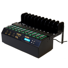 Load image into Gallery viewer, 1 to 9 NVMe Cyclone PRO 600 - M.2 PCIe NVMe / M2 SATA SSD & SATA Hard Drive Duplicator & Sanitizer 36GB/Min (DM-HE6-5M09PP)