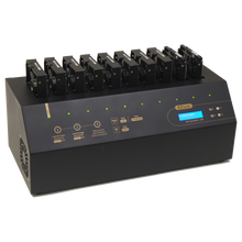 Load image into Gallery viewer, 1 to 9 SATA Hard Drive Duplicator - HD Cyclone II 300 Open Platform HDD Cloner 18GB/Min (Daisy-chainable to 25 units)