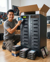 Load image into Gallery viewer, Acumen Disc 1 to 23 SATA II Hard Drive Duplicator (up to 300MB/s) - Multiple HDD & SSD Memory Card Copier & HDD Sanitizer (DoD Compliant)- H23-SATA2