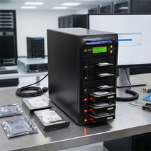 Load image into Gallery viewer, Acumen Disc 1 to 5 SATA II Hard Drive Duplicator (up to 300MB/s) - Multiple HDD & SSD Memory Card Copier & HDD Sanitizer (DoD Compliant) - H05-SATA2