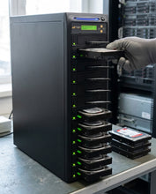 Load image into Gallery viewer, Acumen Disc 1 to 11 SATA Hard Drive Duplicator (up to 150MB/s) - Multiple HDD & SSD Memory Card Copier & HDD Sanitizer (DoD Compliant) - H11-SATA150