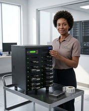 Load image into Gallery viewer, Acumen Disc 1 to 15 SATA II Hard Drive Duplicator (up to 300MB/s) - Multiple HDD & SSD Memory Card Copier & HDD Sanitizer (DoD Compliant) - H15-SATA2