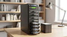 Load image into Gallery viewer, Acumen Disc 1 to 7 SATA II Hard Drive Duplicator (up to 300MB/s) - Multiple HDD & SSD Memory Card Copier & HDD Sanitizer (DoD Compliant) - H07-SATA2