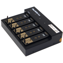 Load image into Gallery viewer, 1 to 4 M.2 NVMe Compact AutoStart Duplicator - 45MB/sec Copier (DM-HE0-5M04B)