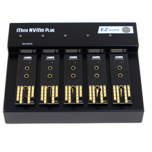 Load image into Gallery viewer, 1 to 4 M.2 NVMe Compact AutoStart Duplicator - 45MB/sec Copier (DM-HE0-5M04B)