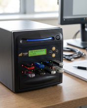 Load image into Gallery viewer, Acumen Disc 1 to 7 USB Drive Duplicator - Multiple Flash Memory Copier / SSD / External Hard Drive Clone (Up to 35mbps) & Sanitizer (DoD Compliant) - AD07-USB