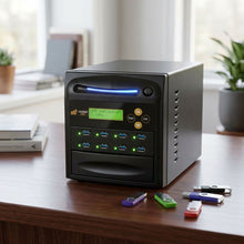 Load image into Gallery viewer, Acumen Disc 1 to 7 USB 3.1 Gen 1 Type-A Flash Drive Duplicator - Multiple Media Copier Clone (Up to 150MB/sec) & Sanitizer (DoD Compliant) - AD07-USB150