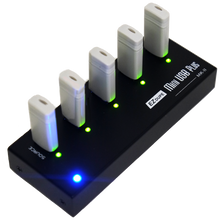 Load image into Gallery viewer, (New Update) 1 to 4 USB Duplicator - Multiple Flash Memory Clone Copier 45mb/Sec (Mini USB Plus MKII)