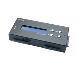 Forensic 1 to 3 SATA II Hard Drive Duplicator - Multiple HDD Cloner (up to 300MB/s) & SSD Copier with DoD Compliant Data Eraser