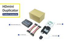 Load image into Gallery viewer, 1 to 1 SATA Hard Drive Duplicator - 3.5" & 2.5" HDD Cloner (up to 150MB/s) & SSD Storage Copier with DoD Compliant Data Eraser (DM-HS0-2H1B)