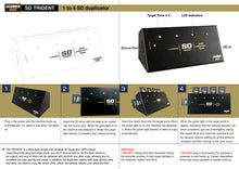 Load image into Gallery viewer, Acumen Disc SD Trident - 1 to 4 Secure Digital / TF / MicroSD Compact AutoStart Duplicator
