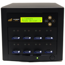 Load image into Gallery viewer, Acumen Disc 1 to 7 SD Duplicator - Multiple Secure Digital & MicroSD Micro Flash Drive SDHC SDXC Memory Card Reader & Copier (Up to 35mbps) - AD07-SDC