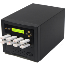 Load image into Gallery viewer, Acumen Disc 1 to 7 USB Drive Duplicator - Multiple Flash Memory Copier / SSD / External Hard Drive Clone (Up to 35mbps) &amp; Sanitizer (DoD Compliant)
