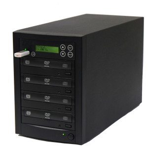 Acumen Disc USB to 3 Disc Duplicator - Flash Media / Disc to Multiple Discs (DVD/CD) Copier Tower System