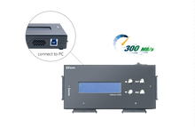 Load image into Gallery viewer, Forensic 1 to 3 SATA II Hard Drive Duplicator - Multiple HDD Cloner (up to 300MB/s) & SSD Copier with DoD Compliant Data Eraser (DM-HF2-HOLM221B)
