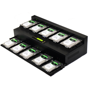 Acumen Disc 1 to 9 Flatbed SATA Hard Drive Duplicator (up to 150MB/s) - Multiple HDD & SSD Memory Card Copier & HDD Sanitizer (DoD Compliant)