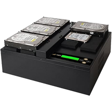 Load image into Gallery viewer, Acumen Disc 1 to 4 Flatbed SATA II Hard Drive Duplicator (up to 300MB/s) - Multiple HDD & SSD Memory Card Copier & HDD Sanitizer (DoD Compliant) - AD04-OP300