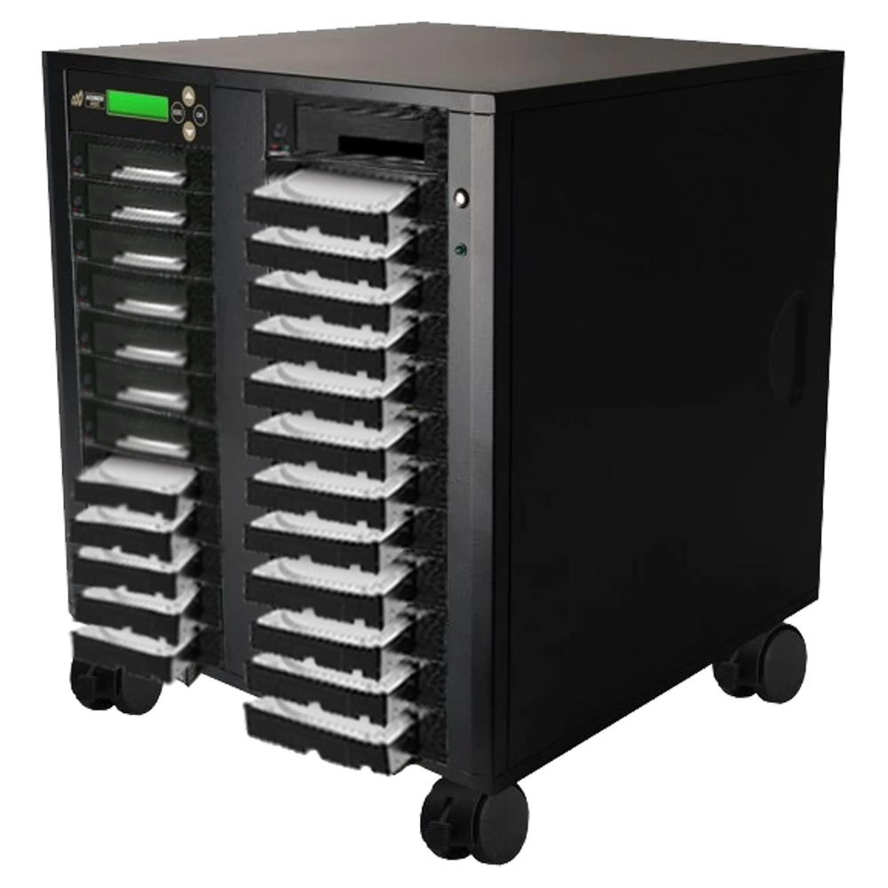 Acumen Disc 1 to 24 SATA Hard Drive Duplicator (up to 150MB/s) - Multiple HDD & SSD Memory Card Copier & HDD Sanitizer (DoD Compliant)