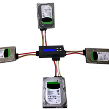Load image into Gallery viewer, Forensic 1 to 3 SATA II Hard Drive Duplicator - Multiple HDD Cloner (up to 300MB/s) & SSD Copier with DoD Compliant Data Eraser (DM-HF2-HOLM221B)