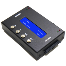 Load image into Gallery viewer, 1 to 1 SATA Hard Drive Duplicator - 3.5" & 2.5" HDD Cloner (up to 150MB/s) & SSD Storage Copier with DoD Compliant Data Eraser (DM-HS0-2H1B)