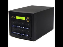 Load and play video in Gallery viewer, Acumen Disc 1 to 7 SD Duplicator - Multiple Secure Digital & MicroSD Micro Flash Drive SDHC SDXC Memory Card Reader & Copier (Up to 35mbps) - AD07-SDC