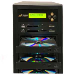 Acumen Disc 1 to 1 CrossOver Media & DVD Duplicator - Bi-Directional Multimedia Flash Memory Back-Up (CF SD MS USB) & CD DVD Disc Copier