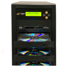 Load image into Gallery viewer, Acumen Disc 1 to 4 DVD Multimedia Backup Duplicator - Flash Media (CF / SD / USB / MMS) to Multiple Discs (DVD/CD) Copier Tower System (AD04-MM)