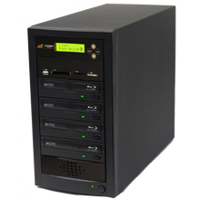 Load image into Gallery viewer, Acumen Disc 1 to 3 Blu-Ray Multimedia Backup Duplicator - Flash Media (CF / SD / USB / MMS) to Multiple Discs (BD/DVD) Copier Tower System
