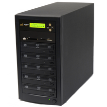 Load image into Gallery viewer, Acumen Disc 1 to 4 DVD Multimedia Backup Duplicator - Flash Media (CF / SD / USB / MMS) to Multiple Discs (DVD/CD) Copier Tower System (AD04-MM)
