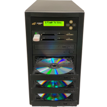 Load image into Gallery viewer, Acumen Disc 1 to 6 CrossOver Media &amp; Blu-Ray Duplicator - Bi-Directional Multimedia Flash Memory BackUp (CF SD MS USB) &amp; Multiple BD-R DVD Disc Copier
