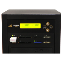 Load image into Gallery viewer, Acumen Disc 1 to 8 CrossOver Media & DVD Duplicator - Bi-Directional Multimedia Flash Memory Back-Up (CF SD MS USB) & Multiple Discs Copier (AD08-MMP)