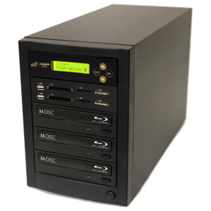 Acumen Disc 1 to 2 CrossOver Media & Blu-Ray Duplicator - Bi-Directional Multimedia Flash Memory Back-Up (CF SD MS USB) & Multiple BD-R DVD Disc Copier