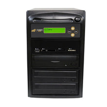 Load image into Gallery viewer, Acumen Disc 1 to 2 DVD Multimedia Backup Duplicator - Flash Media (CF / SD / USB / MMS) to Multiple Discs (DVD/CD) Copier Tower System (AD02-MM)

