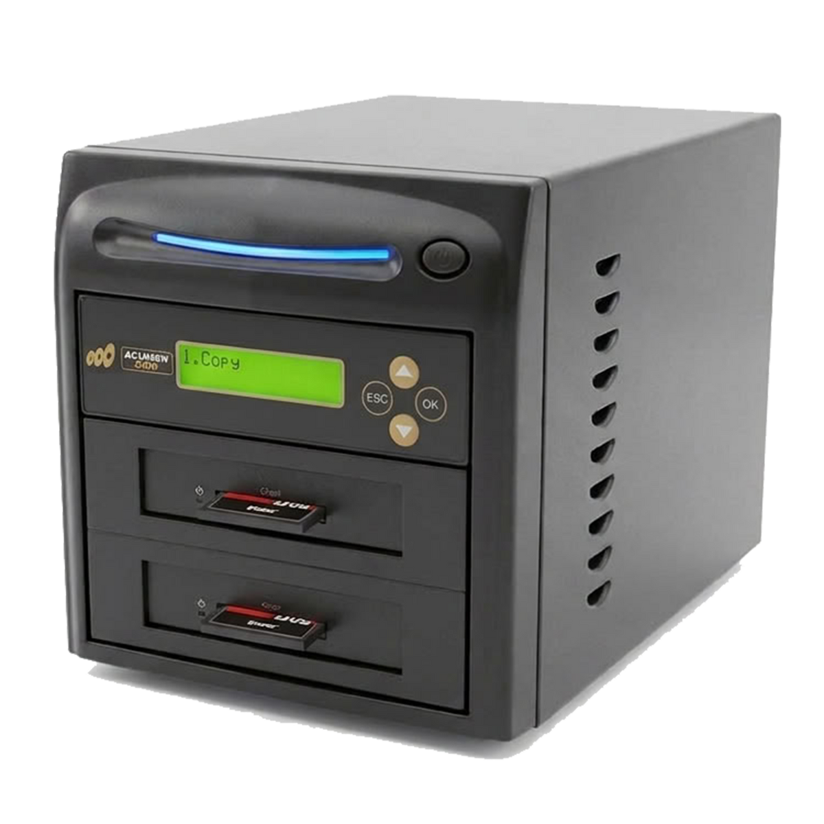 Acumen Disc 1 to 1 CFAST Duplicator - CompactFAST Flash Drive Memory Card Copier (Up to 150mbps) with DoD compliant Erase Mode (AD01-CFAST150)