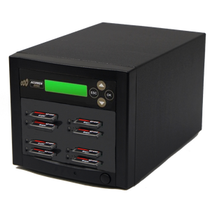 Acumen Disc 1 to 7 CFAST Duplicator - Multiple CompactFAST Flash Drive Memory Card Copier (Up to 150mbps) with DoD compliant Erase Mode