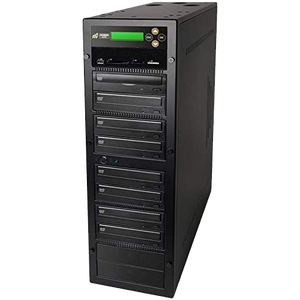 Acumen Disc 1 to 7 DVD Multimedia Backup Duplicator - Flash Media (CF / SD / USB / MMS) to Multiple Discs (DVD/CD) Copier Tower System (AD07-MM)