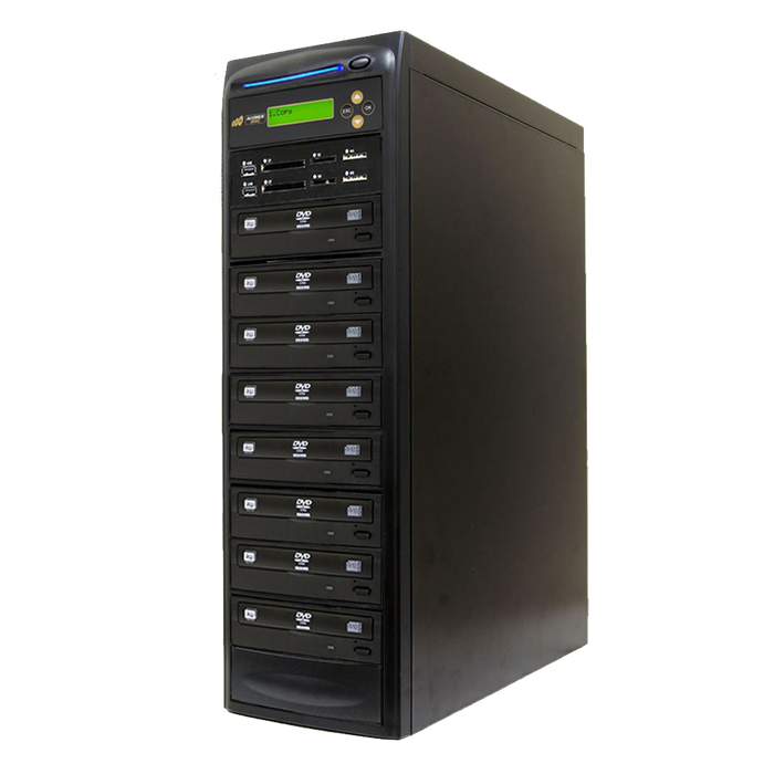 Acumen Disc 1 to 7 CrossOver Media & DVD Duplicator - Bi-Directional Multimedia Flash Memory Back-Up (CF SD MS USB) & Multiple Discs Copier (AD07-MMP)