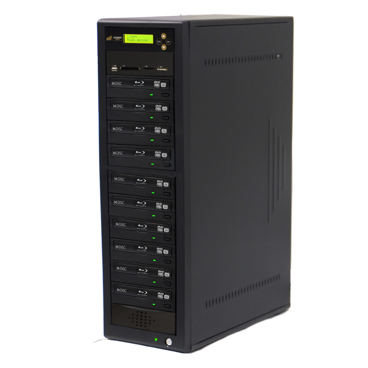 1 to 9 Blu-Ray Multimedia Backup Duplicator - CF SD USB to BD Discs ...