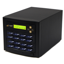 Load image into Gallery viewer, Acumen Disc 1 to 15 SD Duplicator - Multiple Secure Digital &amp; MicroSD Micro Flash Drive SDHC SDXC Memory Card Reader &amp; Copier (Up to 35mbps)
