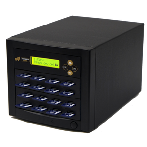 Acumen Disc 1 to 15 SD Duplicator - Multiple Secure Digital & MicroSD Micro Flash Drive SDHC SDXC Memory Card Reader & Copier (Up to 35mbps)