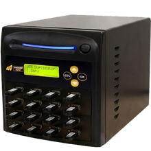 Load image into Gallery viewer, Acumen Disc 1 to 15 USB Drive Duplicator - Multiple Flash Memory Copier / SSD / External Hard Drive Clone (Up to 35mbps) &amp; Sanitizer (DoD Compliant) - AD15-USB
